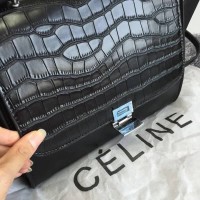 Tas wanita merk Celine Trapez Croco import Semi premium