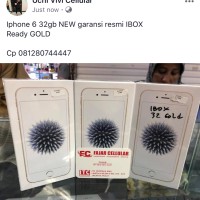 Iphone 6 32gb new garansi resmi ibox
