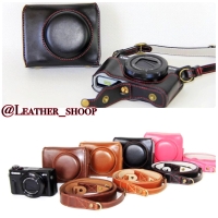 Leather case cover kamera Canon G7XII G7X mark II