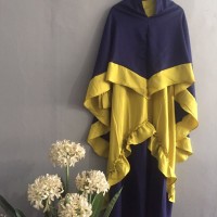 Gamis syar'i set khimar selebgram deanara