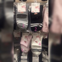 Miniso pink panther kaos kaki socks (2PASANG)