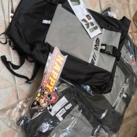 Tas Punggung Backpack khusus touring merk GIVI Italy black grey 15LT02