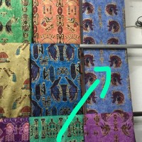 Kain batik papua biru 2 m