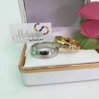 cincin nikah tunangan cincin kawin simple cincin muslim emas palladium