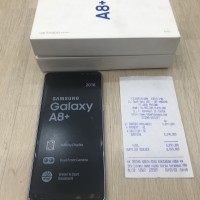 Samsung a8 plus grey garansi resmi sein mulus bandung