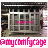 Kandang Anjing Aluminium untuk Pitbull