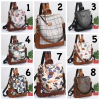 Tas ransel backpack wanita merk Fossil 765 import Mirror Quality