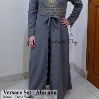 BAJU SYARI SETELAN GAMIS MUSLIM PAKAIAN BUSANA WANITA PREMIUM VERSACE