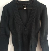 Outwear Sweater Wol Mango Jaket Wanita Musim dingin cardigan outer cw