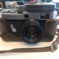 Kamera Analog Canon P dan Lensa Jupiter 12 Biogon Copy Rare