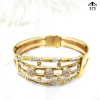 D 5,8cm gelang untuk ibu variasi bulat elegant emas asli