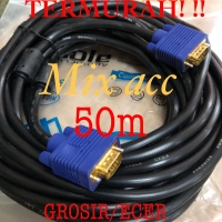 KABEL VGA 50M HIGH QUALITY (GOLD PLATED) / VGA 50 METER / VGA 50 M VGA