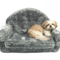 Grey Sofa Bed - Pet Cat Dog Bed / Kasur Tidur Anjing Kucing Hewan