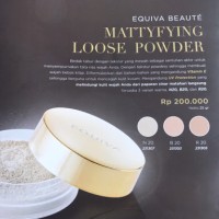 Equiva Beaute Mattyfying Loose Powder B20, bukan bedak maybeline/warda