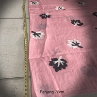 Jilbab pashmina IMPOR / VS / vonnyscarf / bordir daun