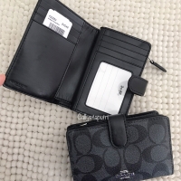 Dompet Coach F54010 Medium Corner Zip Wallet