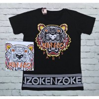 Kaos KENZO The Tiger Baju Wanita Fit to XL Shirt - 0632 PMS