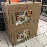 Lemari Susun 3 Napolly Bukaan 2 / Lemari Plastik / Lemari Baju