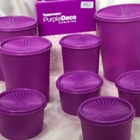 Toples Deco Canister Ungu free mini deco