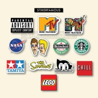Jual STICKER PACK VINYL HYPE / mtv, starbucks, lego, nasa ...