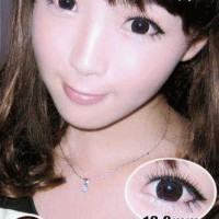 Softlens Hello Kitty Diameter 18.8 mm Warna CHOCO