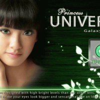 Softlens Princess Universe Green Diameter 15mm