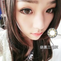 Softlens Coco Eye Lavender 3 Tone Gray Diameter 22mm
