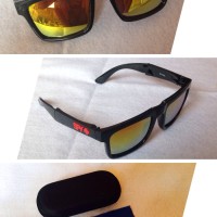 Kacamata spy lipat/folding black fire box biasa