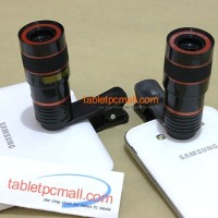 Jual Tele Zoom 8x Universal Clip Lensa Jepit for Smartphone Tablet cs tongs Murah