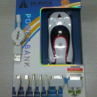 Jual POWER BANK HI RICE 5400MAH CAR DESIGN Murah