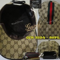 TOPI / HAT co/ce GCH-2894 kw SUPER Quality, Golden Cream Gucci Import