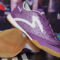 Sepatu futsal specs swervo FF in violet white Ori