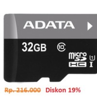 Jual Micro SD 32 GB Adata (Class 10) Murah
