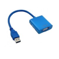 LEXCRON USB 3.0 to VGA adapter - Biru