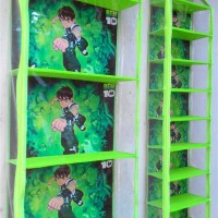 Set HBO & HSO / Rak Tas & Rak Sepatu Gantung Zipper Benten (Ben10)