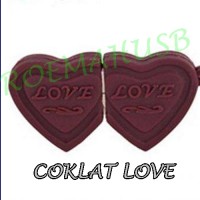 USB FLASHDISK FANCY UNIK DAN LUCU COKLAT / CHOCOLATE / COKELAT LOVE