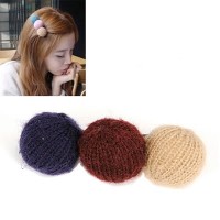 C04960 jepit rambut bola2 rajut
