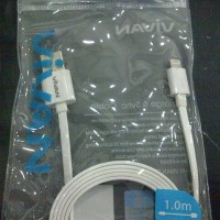 Jual Kabel Powerbank Vivan USB Lightning Apple iPhone 5 5s iPad Mini CL-100 CL 100 Cable charger Panjang 100 CM iPhone5 iPhone5S Good Murah