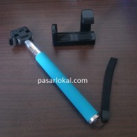 Tongsis holder L + iPhone tripod Biru