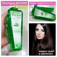 Shampoo Bayam BILLTON/ untuk rambur rontok, menyuburkan rambut, subur/ Shampo