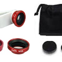Jual Lensa Fish Eye For Handphone + Wide and Macro Lens ( 3 Pilihan Varian) Murah