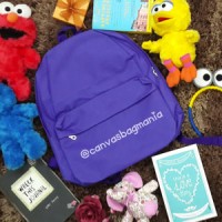 Jual RANSEL KANVAS POLOS UKURAN BESAR HARGA GROSIR MURAH (UNGU) Murah