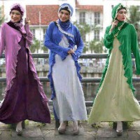 gamis citra panjang combi