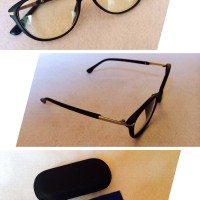 Kacamata frame vintage F-QS058 black box biasa
