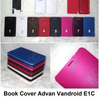 Book Cover Advan Vandroid E1C Case Casing Sarung Flip Hardcase