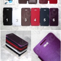 Flip Cover Asus Zenfone 4 Case Casing Sarung Hardcase