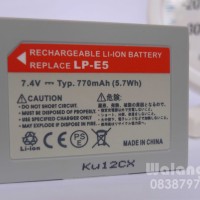 Baterai Battery Batere Kamera Canon LP-E5 | EOS 450D EOS 500D EOS Kiss F EOS Kiss X2 EOS Kiss X3 EOS Rebel T1i EOS Rebel XSi