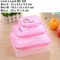 Kotak kue Toples Lock & Lock Hello Kitty