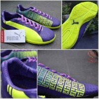 sepatu futsal puma evospeed IC purple