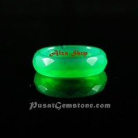 Cincin pria Giok Cutting Hijau